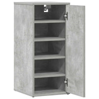 Scarpiera Grigio Cemento 32x35x70 cm in Truciolato 808962