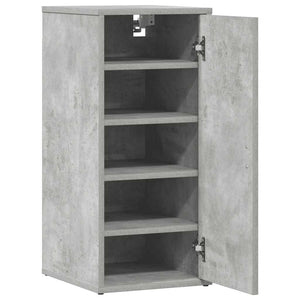 Scarpiera Grigio Cemento 32x35x70 cm in Truciolato 808962