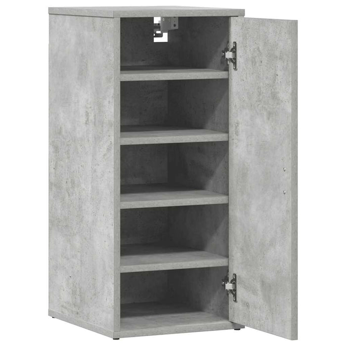 Scarpiera Grigio Cemento 32x35x70 cm in Truciolato 808962