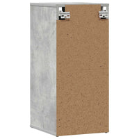 Scarpiera Grigio Cemento 32x35x70 cm in Truciolato 808962