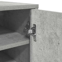 Scarpiera Grigio Cemento 32x35x70 cm in Truciolato 808962