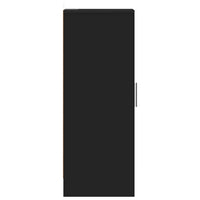 Scarpiera Nera 32x35x92 cm in Truciolato 808973