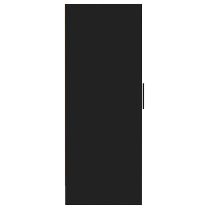 Scarpiera scarpiera mobile portaoggetti ingresso corridoio soggiorno 32 x 35 x 92 cm legno multistrato nero 02_0021967