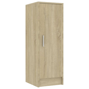 Scarpiera scarpiera mobile portaoggetti ingresso corridoio soggiorno Sonoma 32 x 35 x 92 cm MDF marrone 02_0021695
