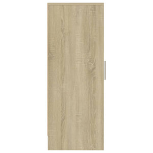 Scarpiera scarpiera mobile portaoggetti ingresso corridoio soggiorno Sonoma 32 x 35 x 92 cm MDF marrone 02_0021695