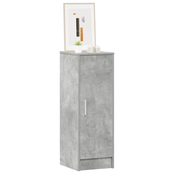 Scarpiera Grigio Cemento 32x35x92 cm in Truciolato 808976