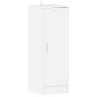 Scarpiera Bianco Lucido 32x35x92 cm in Truciolato 808978