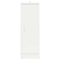 Scarpiera Bianco Lucido 32x35x92 cm in Truciolato 808978