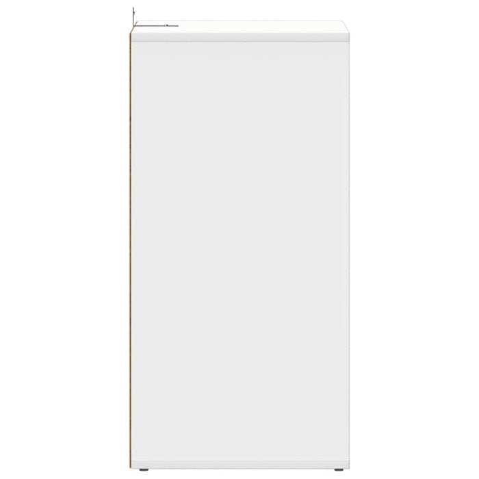 Scarpiera Bianca 31,5x35x70 cm in Truciolato 808981