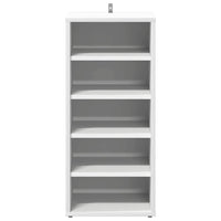 Scarpiere 2 pz Bianche 31,5x35x70 cm in Truciolato 808982