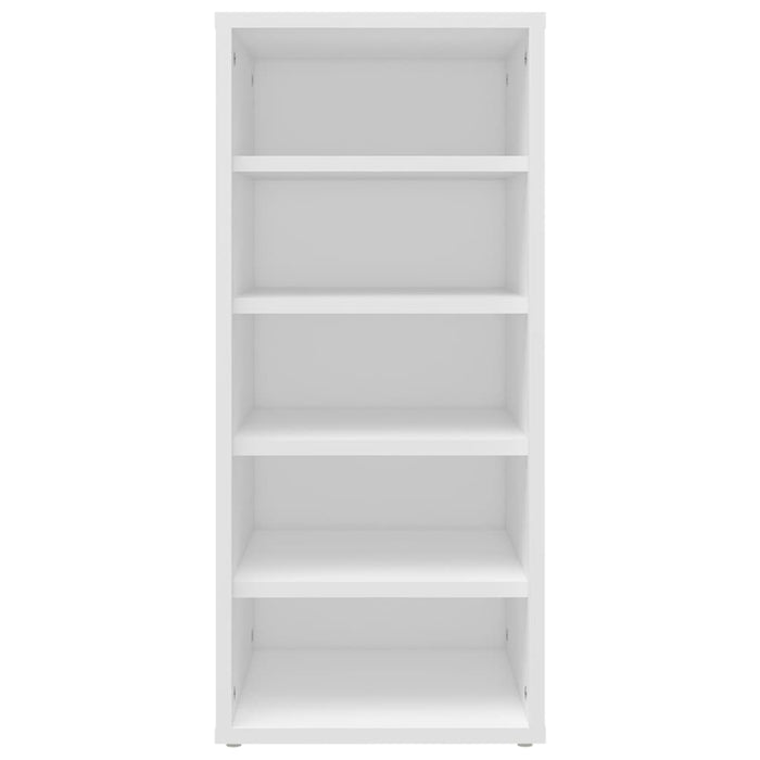 Scarpiere 2 pz Bianche 31,5x35x70 cm in Truciolato