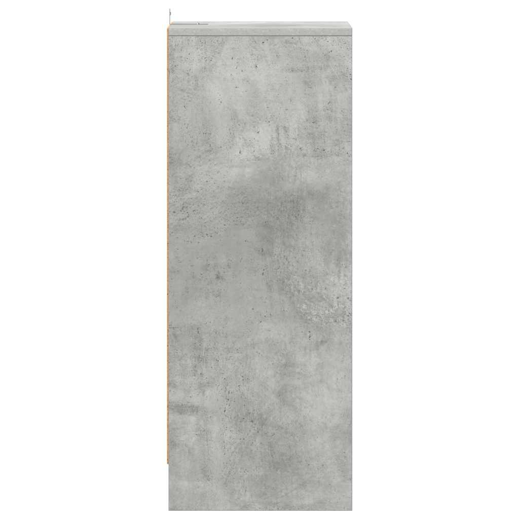 Scarpiera Grigio Cemento 31,5x35x90 cm in Truciolato cod mxl 47412