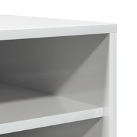 Scarpiera Bianco Lucido 31,5x35x92 cm in Truciolato 809005