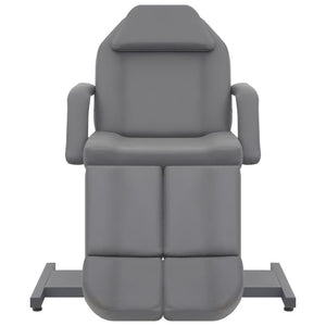 Poltrona da Estetista in Similpelle Grigia 180x62x78 cm