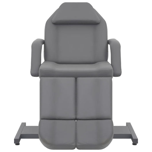 Poltrona da Estetista in Similpelle Grigia 180x62x78 cm