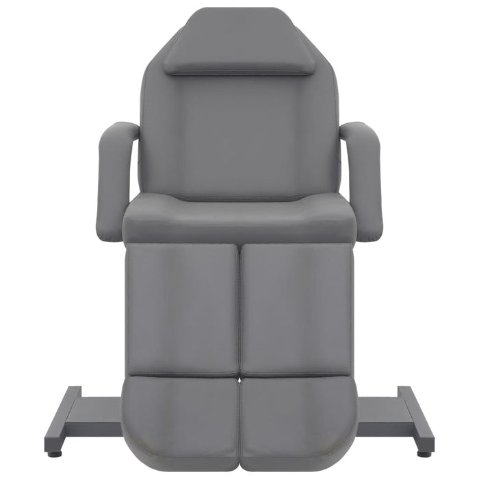 Poltrona da Estetista in Similpelle Grigia 180x62x78 cm 110269