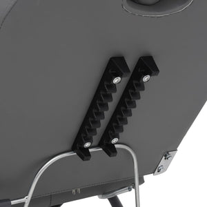 Poltrona da Estetista in Similpelle Grigia 180x62x78 cm 110269