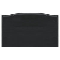 Tavolo Consolle Cassetti Nero 50x30x75cm Legno Massello Mogano 337878