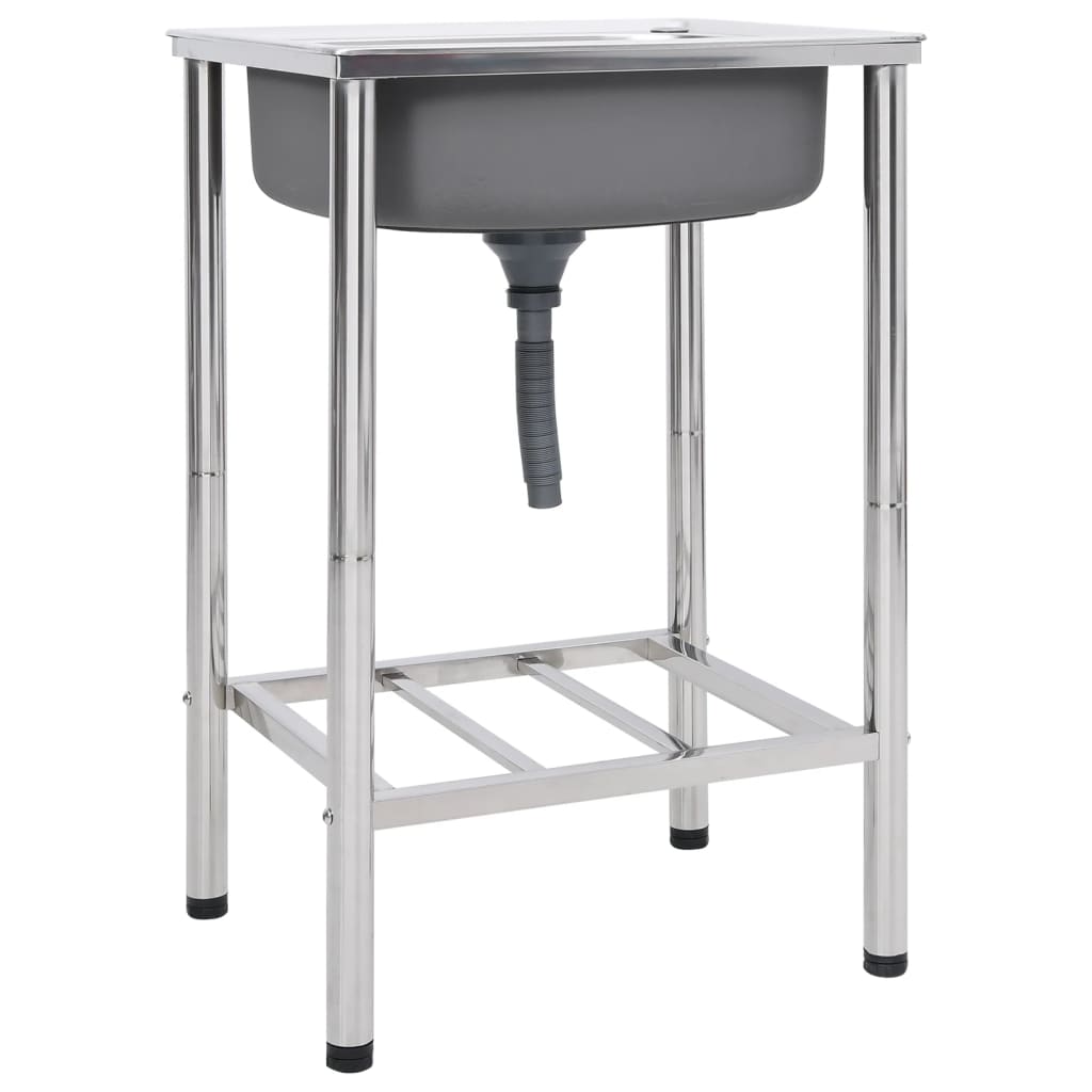 Lavello da campeggio lavabo singolo 55 x 45 inox 02_0002435