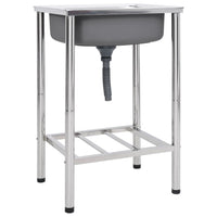 Lavello da campeggio lavabo singolo 55 x 45 inox 02_0002435