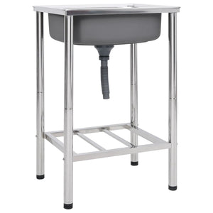 Lavello da campeggio lavabo singolo 55 x 45 inox 02_0002435