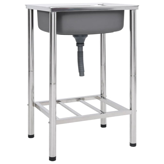 Lavello da campeggio lavabo singolo 55 x 45 inox 02_0002435