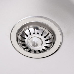 Lavello da Campeggio Vasca Doppia con Rubinetto-Lavandino-Lavabo in Acciaio Inox 119266