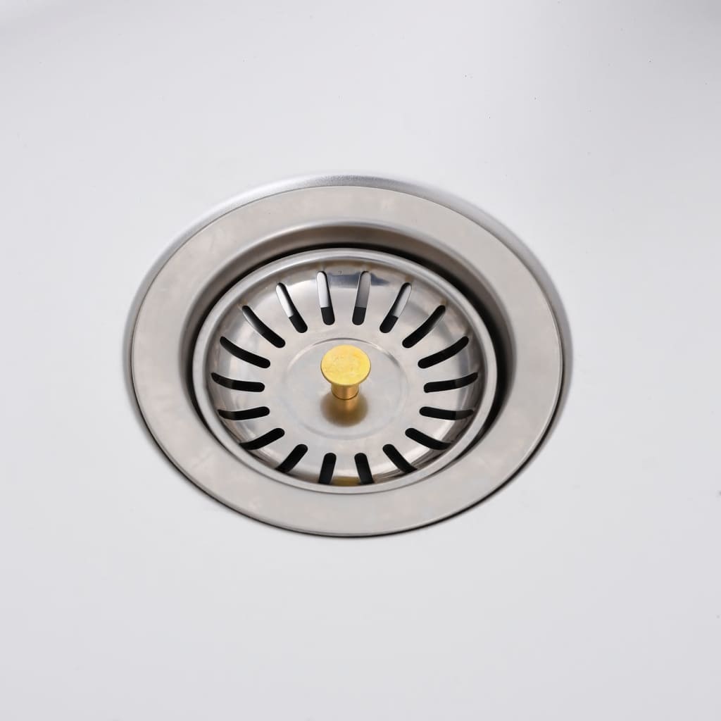 Lavello da Campeggio Vasca Singola con Rubinetto-Lavandino-Lavabo Acciaio Inox 182448