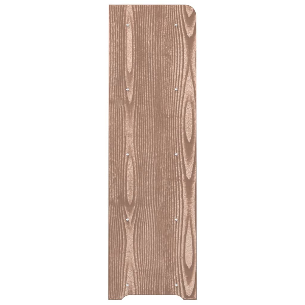 Scarpiera Marrone 90x24x81 cm in Legno Multistrato 327347