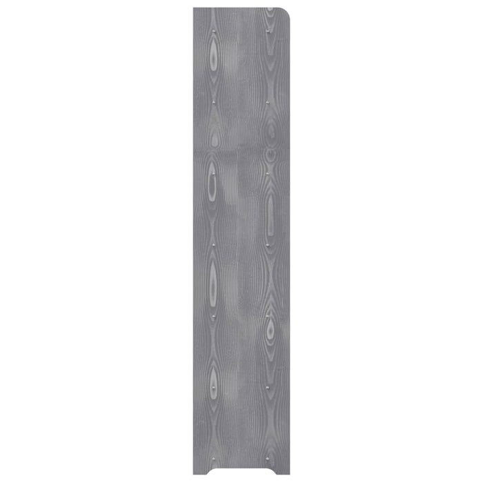 Scarpiera Grigia 65x24x117 cm in Legno Multistrato 327355