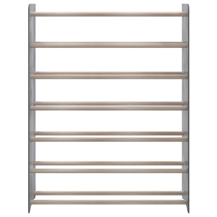 Scarpiera Grigia 90x24x117 cm in Legno Multistrato 327356