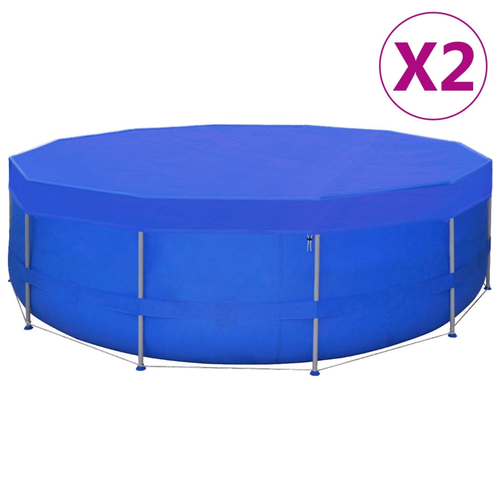 Coperture per Piscina 2 pz in PE Rotonde 540 cm 90 g/mÂ²