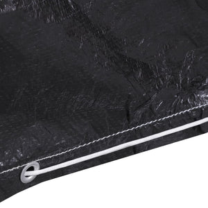 Coperture Arredi Giardino 2 pz 12 Occhielli 250x250x70 cm 3082837