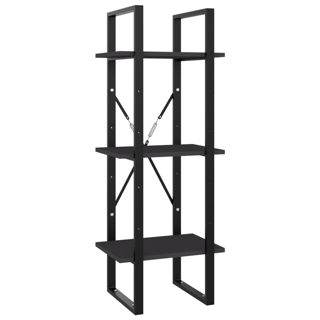 Libreria a 5 Ripiani-Scaffale per Libri-Mobile di Stoccaggio Grigia 40x30x175 cm in Legno Multistrato