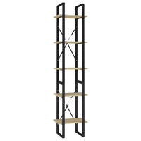 Libreria a 5 Ripiani Sonoma 40x30x175 cm in Legno Multistrato 3081971