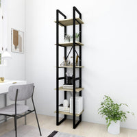 Libreria a 5 Ripiani Sonoma 40x30x175 cm in Legno Multistrato 3081971