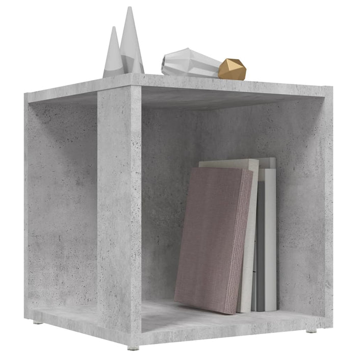 Tavolino Grigio Cemento 33x33x34,5 cm in Truciolato 809012