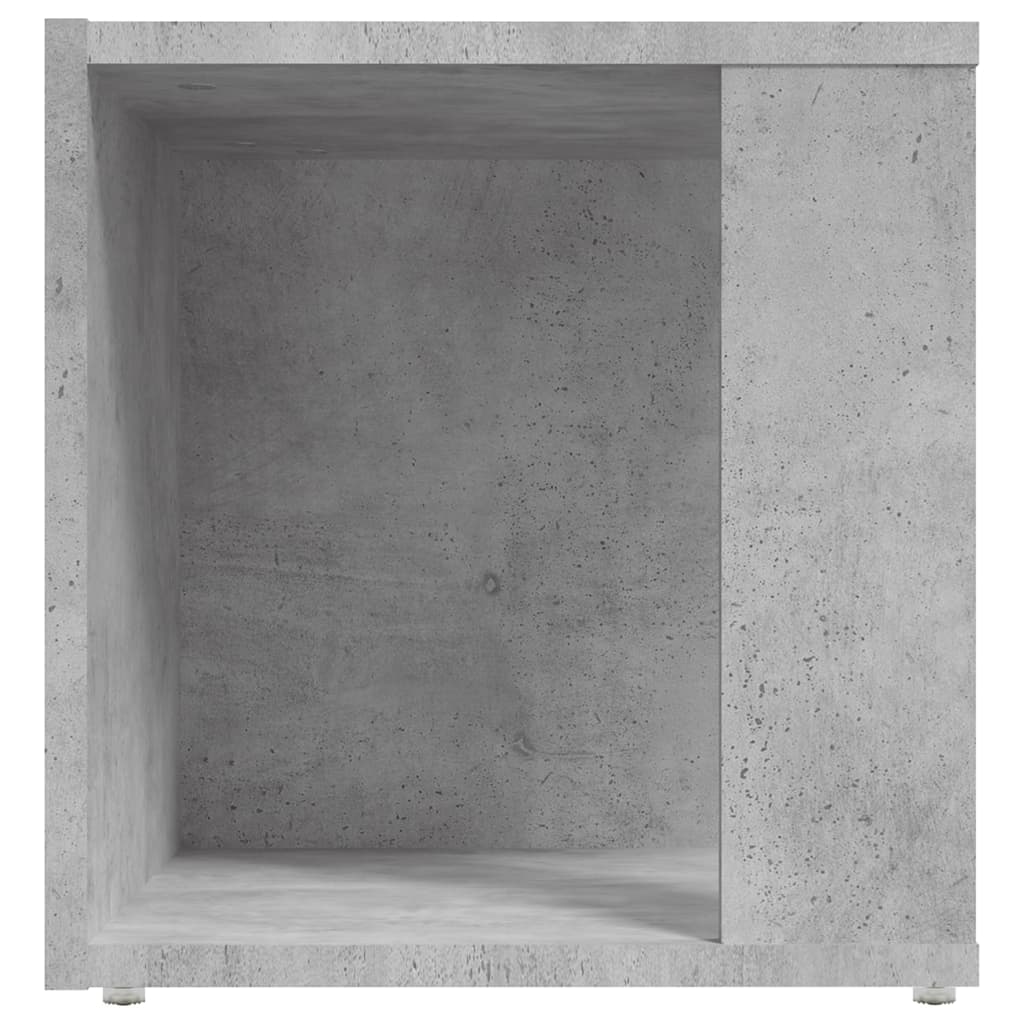 Tavolino Grigio Cemento 33x33x34,5 cm in Truciolato 809012