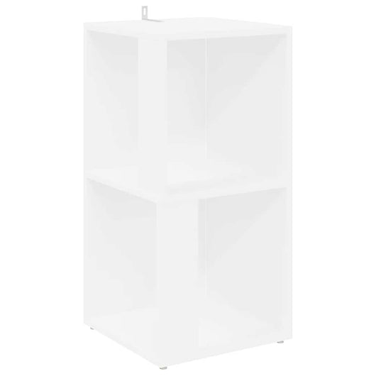 Pensile Angolare Bianco 33x33x67 cm in Legno Multistrato 809017