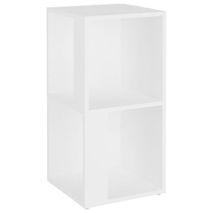 Pensile Angolare Bianco 33x33x67 cm in Legno Multistrato 809017