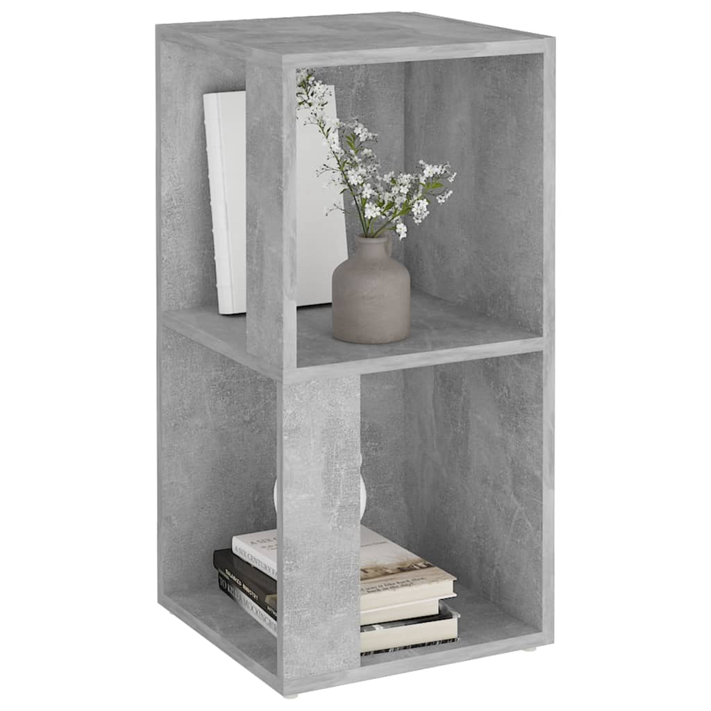 Armadio Angolare Grigio Cemento 33x33x67 cm in Truciolato 809021