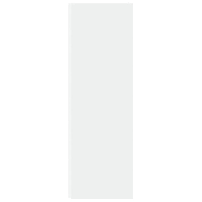 Armadio Angolare Bianco 33x33x100 cm in Truciolato 809026