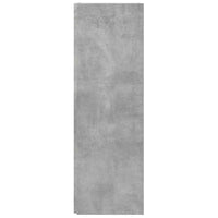 Armadio Angolare Grigio Cemento 33x33x100 cm in Truciolato 809030