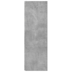 Armadio Angolare Grigio Cemento 33x33x100 cm in Truciolato 809030