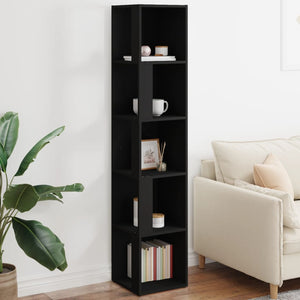 Armadio Angolare Nero 33x33x164,5 cm in Truciolato cod mxl 49544