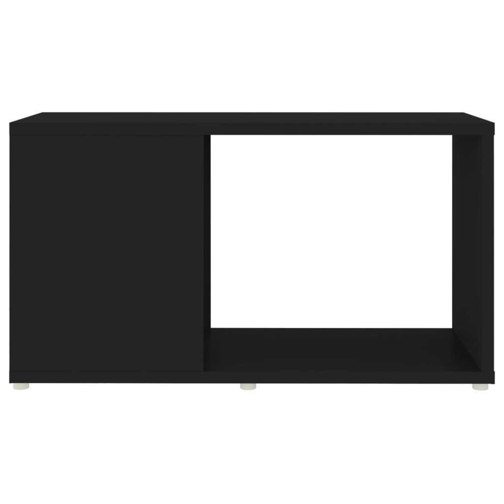 Mobile TV-Credenza per TV-Console TV Nero 60x24x32 cm in Truciolato