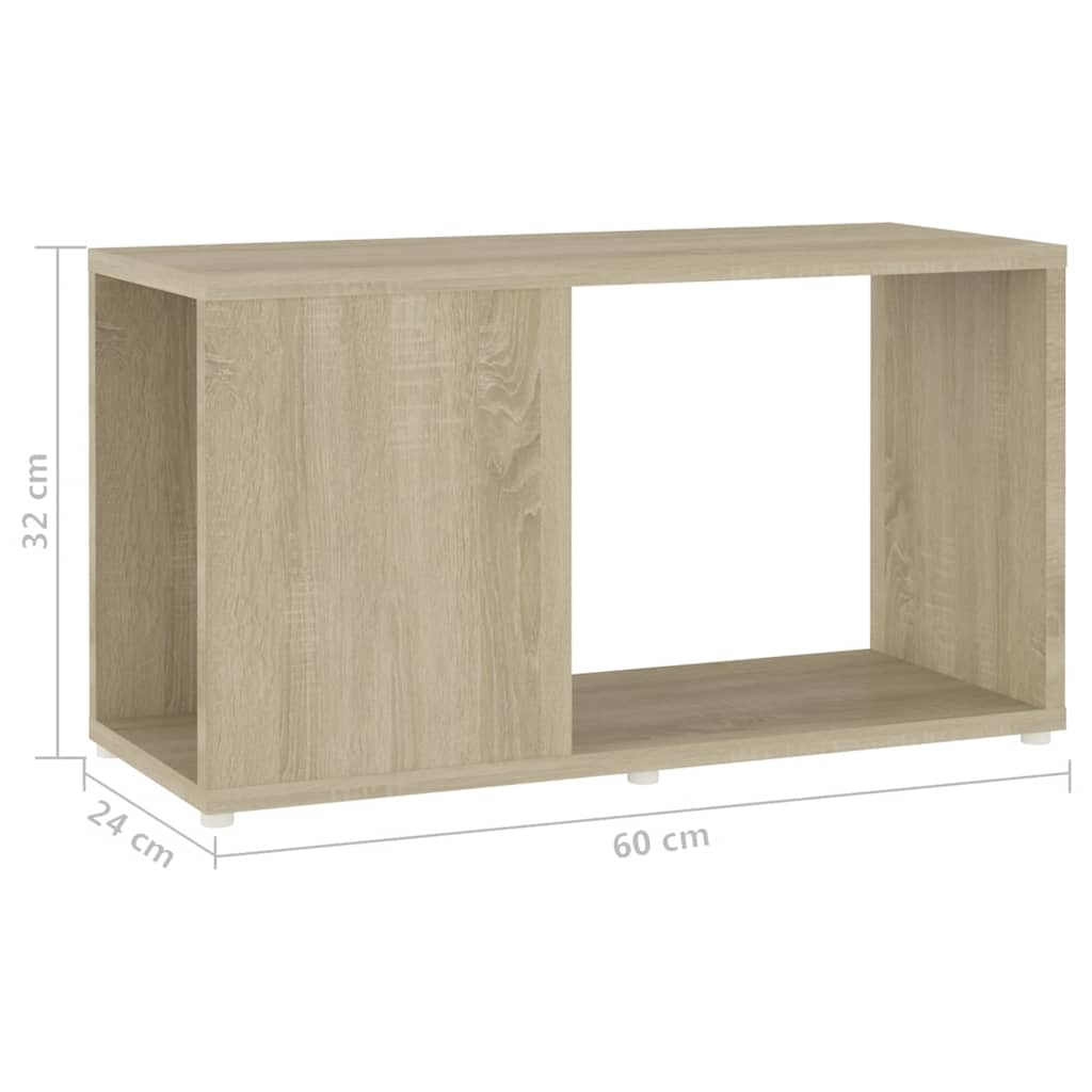 Mobile TV Rovere Sonoma 60x24x32 cm in Truciolato 809056