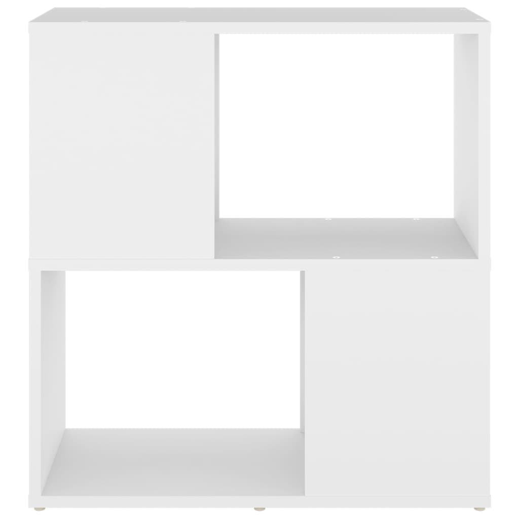 Libreria Bianca 60x24x63 cm in Legno Multistrato 809062