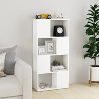 Libreria/Divisorio Bianco 60x24x124,5 cm in Truciolato cod mxl 33765