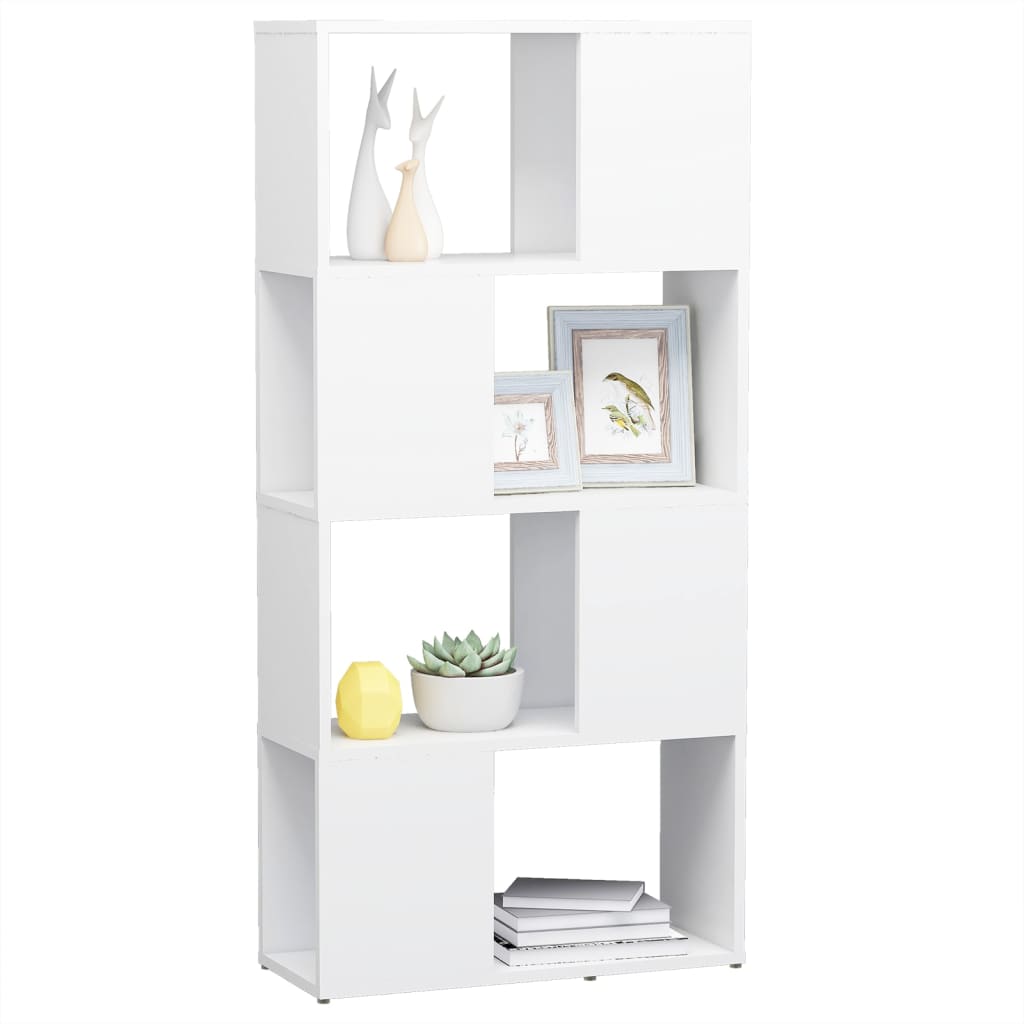 Libreria/Divisorio Bianco 60x24x124,5 cm in Truciolato cod mxl 33765
